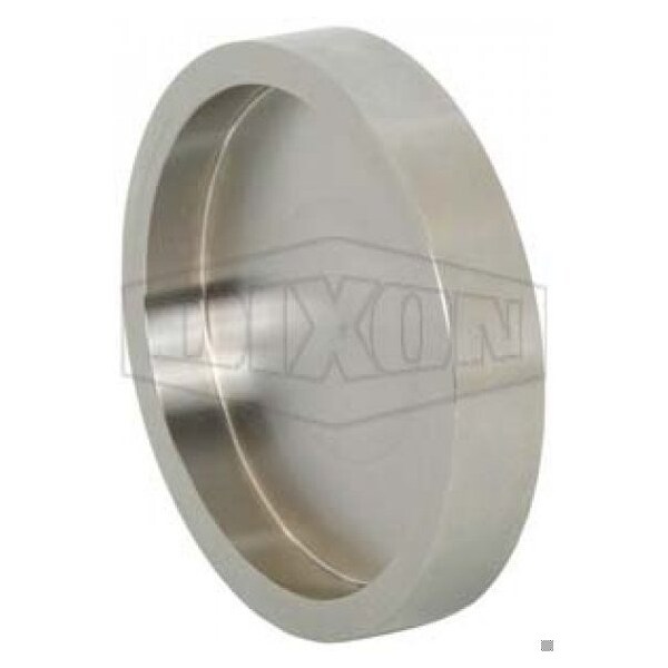 Solid End Cap, 1-1/2 in, Female I-Line, 316L SS, Domestic